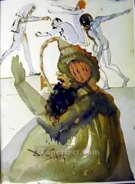 Iosephet fratres in Aegypto Surrealist Oil Paintings